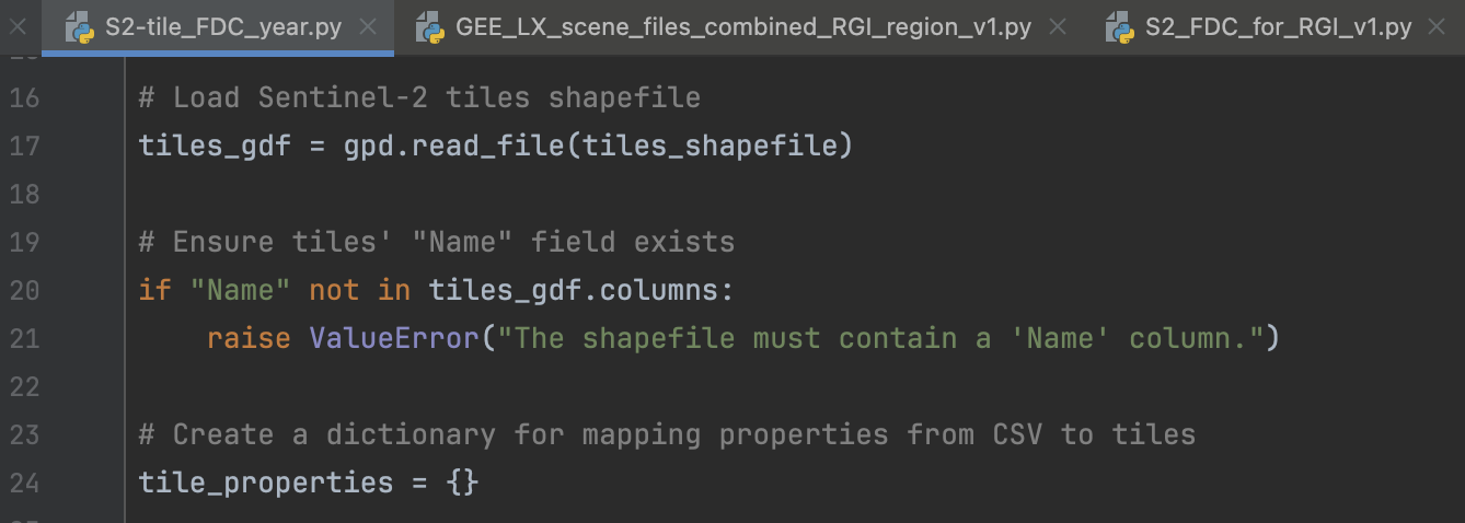 Example of a Python script file.